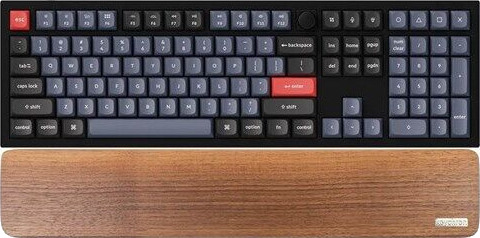 Keychron Ergonomisk Håndleddsstøtte i Valnøtt for Q6/V6/K10 Pro - Brun