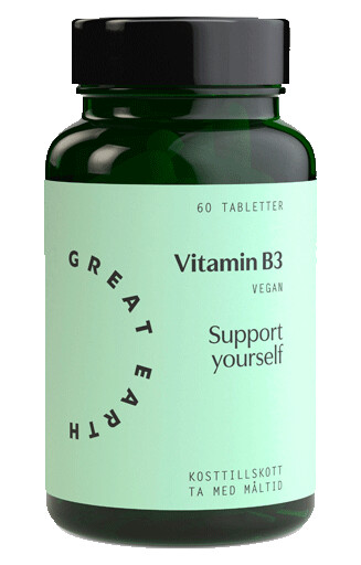 Vitamin B3 Niacin 60 tabletter Vitamin B3 Niacin 60 tabletter