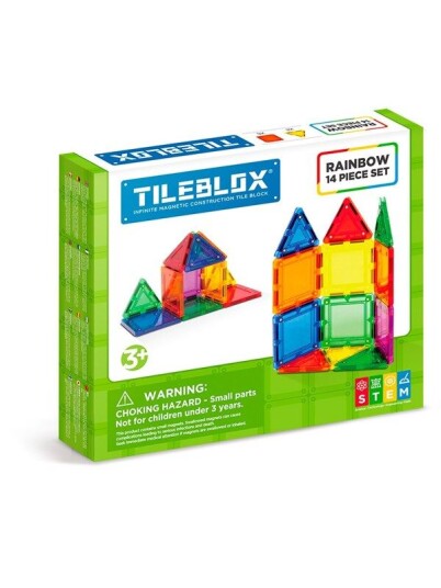 Tileblox Rainbow 14 pcs set