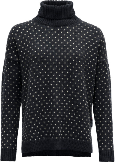 Devold Sørisen Wool Sweater Dame Ink/Grey L