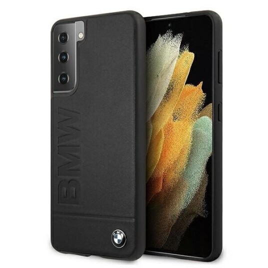 BMW Frontpanelveske til Samsung S21+ med Signaturlogo - Svart