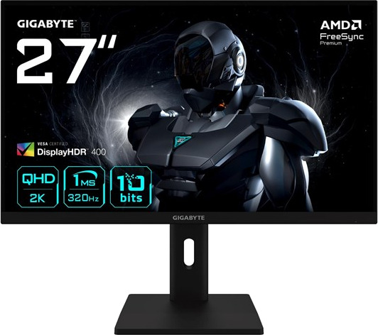 Gigabyte G27Q3 27" QHD Gaming Skjerm 2560x1440 320Hz