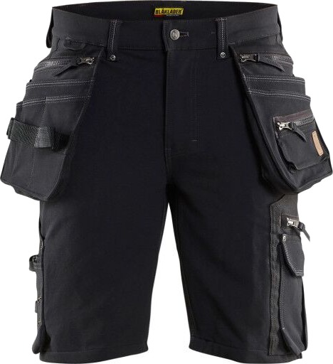 Blåkläder 198816449900C44 Håndverksshorts 4-veisstretch, X19, svart Str. C44, Klær