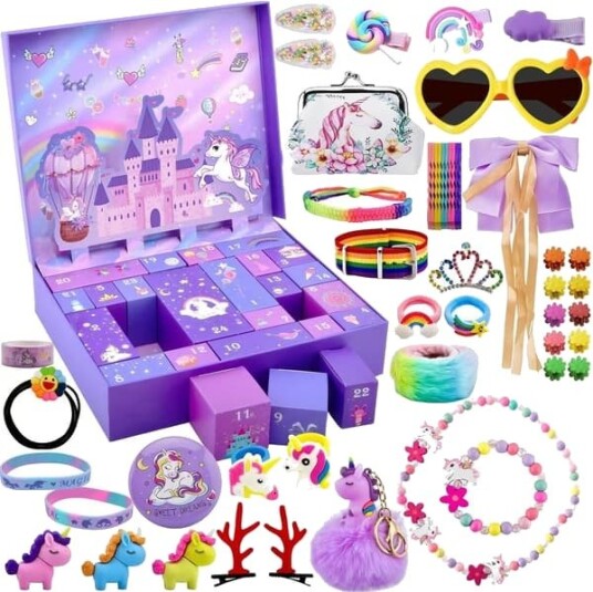Unicorn Adventskalender for Jenter   24 Dager med Overraskelsesgaver[JUN]