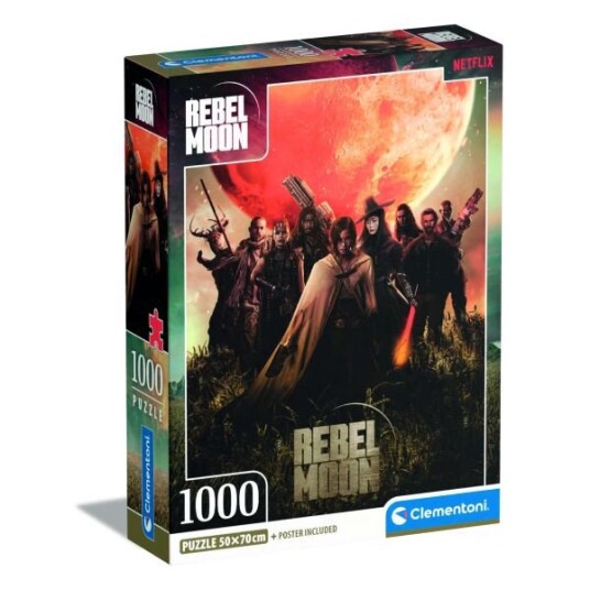 Clementoni Kompakt Puslespill 1000 Brikker Rebel Moon