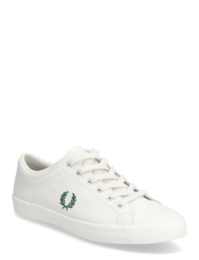Fred Perry Baseline Leather - White - 40 Fred Perry Baseline Leather - White - 40