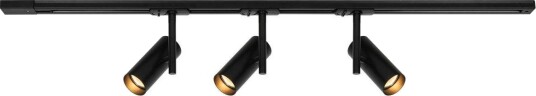 Link Jerome 1 meter skinne med 3 spotter - Svart