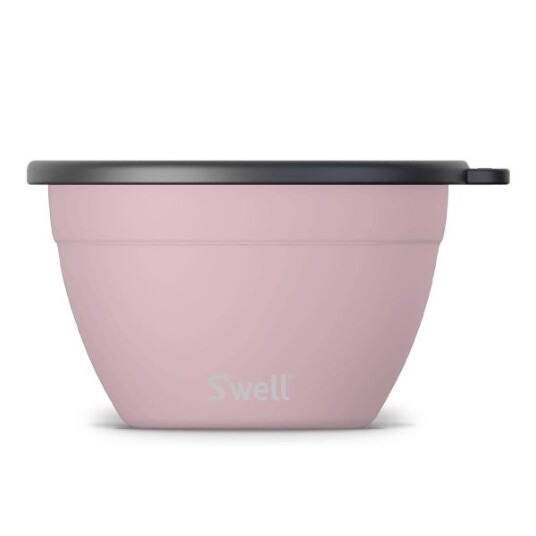 Swell Salatbolle m/Lokk & Dipskål 1900 ml Pink Topaz Swell Salatbolle m/Lokk & Dipskål 1900 ml Pink Topaz