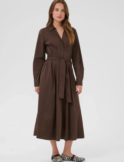 Culture Cuelna Antoinett Dress   Brown   L