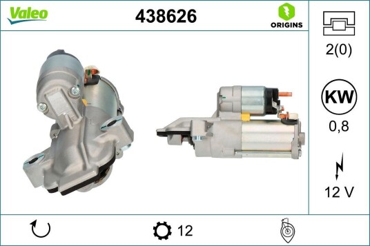 VALEO 438626 Starter VALEO 438626 Starter