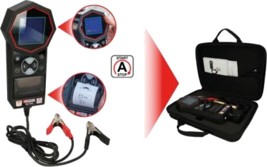 Ks Tools Batteri Og Ladesystemtester 550.1649 12V/24V Ks Tools Batteri Og Ladesystemtester 550.1649 12V/24V