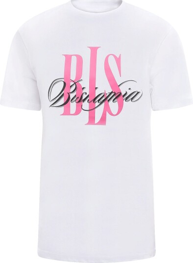 BLS Hafnia Mistral T Shirt WHITE/ PINK L BLS Hafnia Mistral T Shirt WHITE/ PINK L