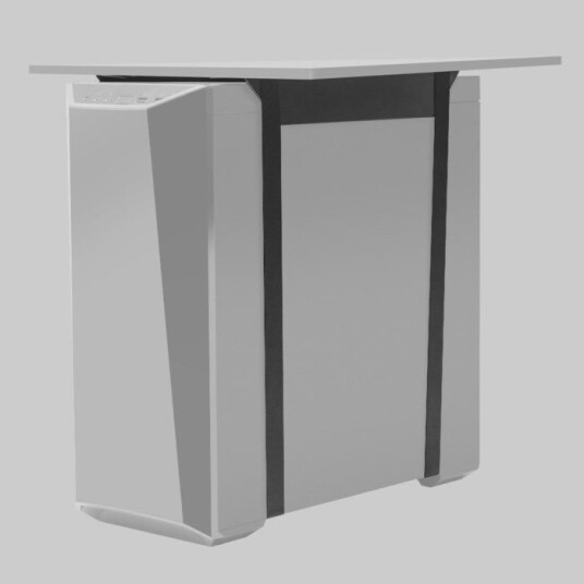 PC-holder med stropper Svart