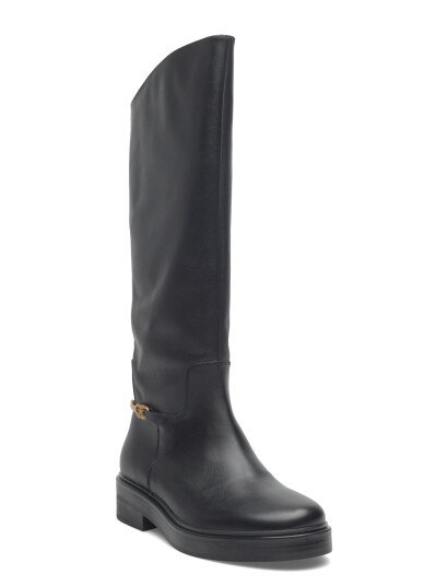 Tommy Hilfiger Th Horsebit Riding Long Boot - Black - 37 Tommy Hilfiger Th Horsebit Riding Long Boot - Black - 37