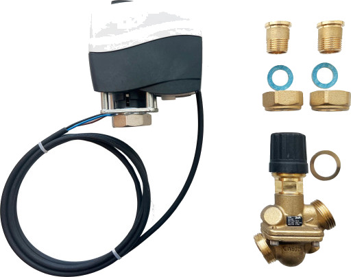 Ventilsett F/VVB 30–200 L/T AHQM 1.0 + AMV 150 DN15