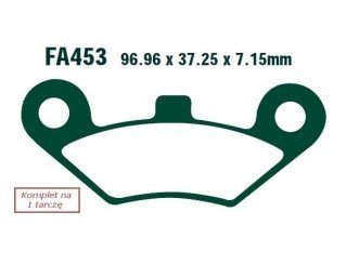 Bremseklosser EBC Brakes FA453R Bremseklosser EBC Brakes FA453R