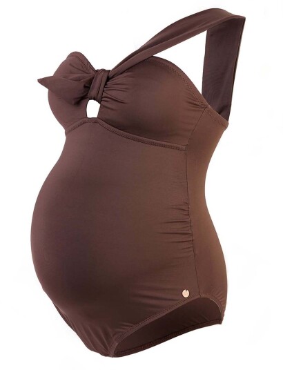 CacheCoeur Cuba Gravidbadetøy Glazed Brown XL
