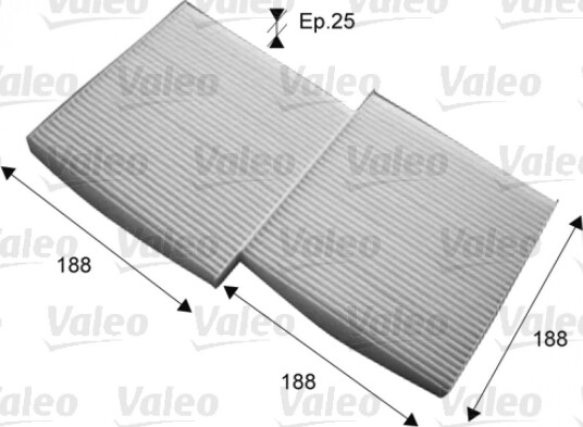 Kupefilter VALEO 715714 Kupefilter VALEO 715714