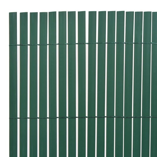 vidaXL Dobbelsidet hagegjerde 90x400 cm grønn