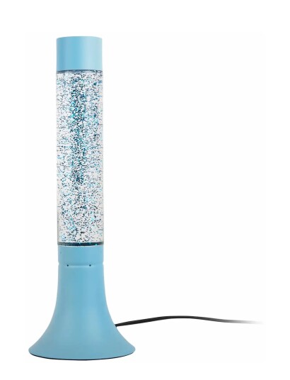 Leitmotiv Table Lamp Astro Glitter Blue H37.5Cm Leitmotiv Table Lamp Astro Glitter Blue H37.5Cm