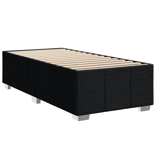 Sengeramme svart 90x190 cm stoff 8721102696817