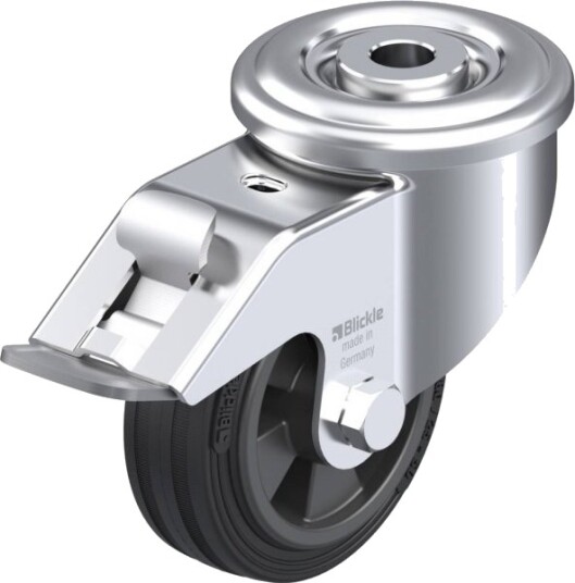 Blickle 613976 Ler-Vpp 80R-Fi Styrehjul Med Brems Hjuldiameter 80 Mm Bæreevne (Maks.) 50 Kg 1 Stk Blickle 613976 Ler-Vpp 80R-Fi Styrehjul Med Brems Hjuldiameter 80 Mm Bæreevne (Maks.) 50 Kg 1 Stk
