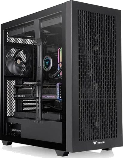 Thermaltake AX500 Full Tower Kabinett - Sort med Herdet Glass