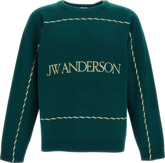 JW Anderson Herre Strikkevarer Grønn M,