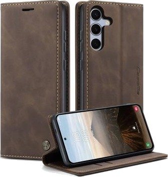 Samsung Galaxy S26 FE Caseme 013 Series Lommebok-deksel - Kaffe