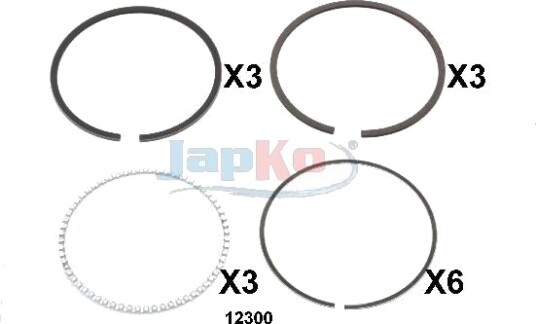 Stempelring JAPKO 412300J