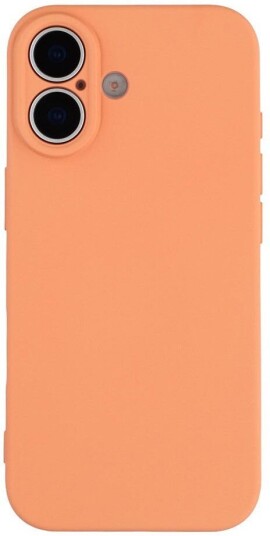 EIDERWOOD iPhone 17 Fôret Fleksibelt Plast Deksel Oransje EIDERWOOD iPhone 17 Fôret Fleksibelt Plast Deksel Oransje