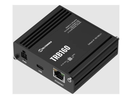 Teltonika TRB160 4G IoT Gateway med Gigabit Ethernet og Utvendig Antenne i Stål