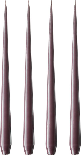ester & erik ester & erik lys 4 stk. lakket muted mauve 42 cm