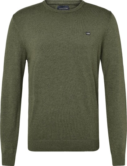 Lexington Clothing Cotton Crew Knitted Sweater GREEN MELANGE XL Lexington Clothing Cotton Crew Knitted Sweater GREEN MELANGE XL
