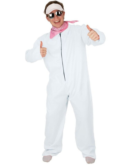 Hvitt After-ski Kostyme - Onesize Hvitt After-ski Kostyme - Onesize