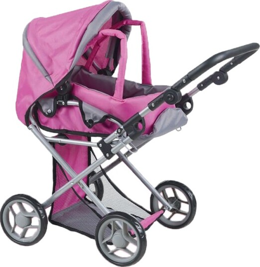 Melobo Liten Barnevogn Til Babydukker Rosa