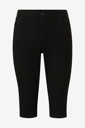 Vero Moda Bukser vmJune MR Knickers Dnm Mix Svart Vero Moda Bukser vmJune MR Knickers Dnm Mix Svart