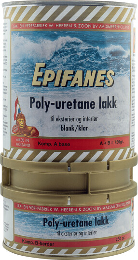 Epifanes 2 komponent Polyuretane lakk Blank Epifanes 2 komponent Polyuretane lakk Blank