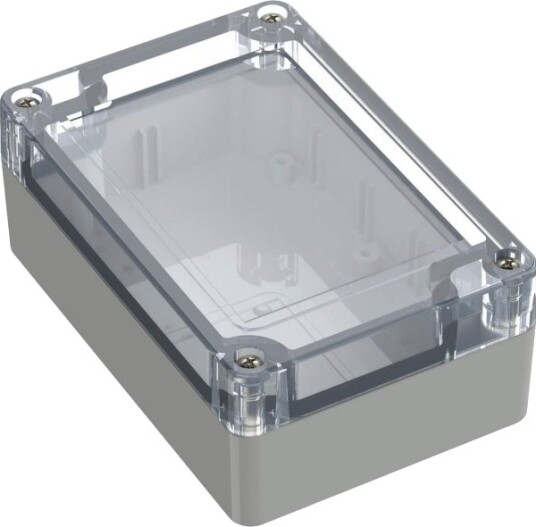Tru Components TC 10860464 105 × 70 × 40 mm Polykarbonat Lysegrå
