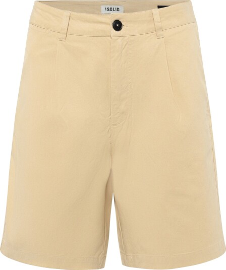 Solid Sdalann Pleat Sho   Beige   M