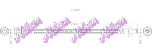 Bremseslange KAWE H3919 Bremseslange KAWE H3919