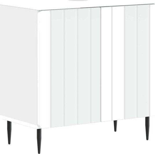 vidaXL Baderomsvaskeskap ZWOLLE Hvit 59,5 x 31,5 x 59 cm