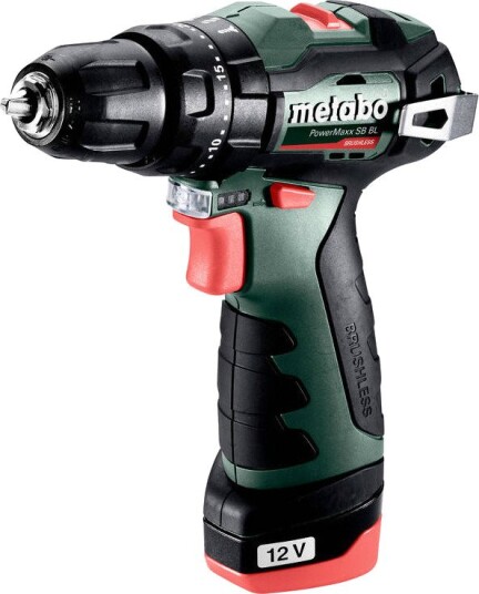 Metabo Slagbormaskin PowerMaxx SB BL 12v Med 2x2.0ah Batterier