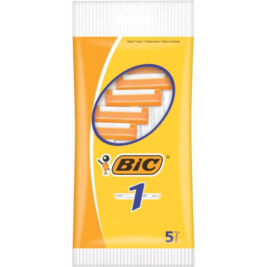 BIC 1 Classic Engangsskraper Normal Skin 5 pcs. BIC 1 Classic Engangsskraper Normal Skin 5 pcs.