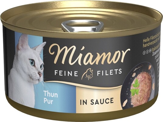 Miamor Våtfôr Fine Fileter I Saus Ren Tunfisk 24 X 85 G