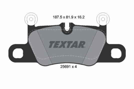 Bremseklosser TEXTAR 2569101
