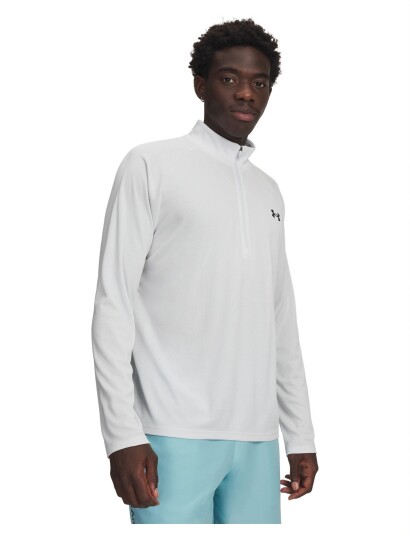 Under Armour Ua Tech Textured 1/2 Zip Grey L
