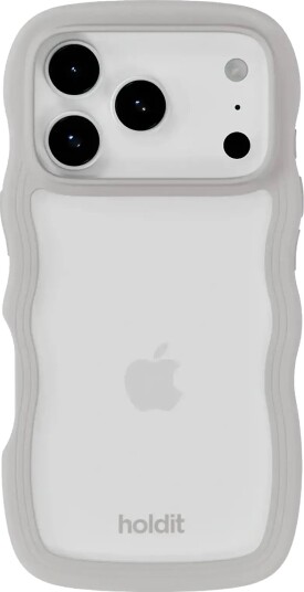 Holdit Wavy Case iPhone 17 Pro Grey