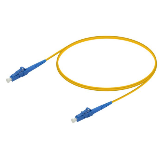 MicroConnect Fiberkabel Simplex MU MU UPC SM G652D 6db 2m Gul