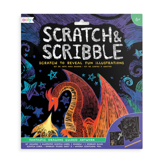 Ooly Scratch & Scribble Fantastiske drager Ooly Scratch & Scribble Fantastiske drager